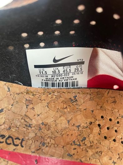 Nike React Element 87 Dark Grey Photo Blue AQ1090-003 size 10.5