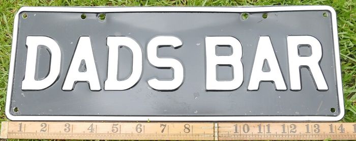 Vintage Wall Decor Car License Plaque Poster (20 each)