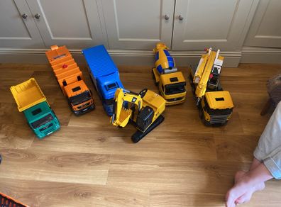 Bruder trucks and machinery from 10 euros