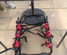 3 bike rear mounted bike rack