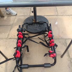 3 bike rear mounted bike rack
