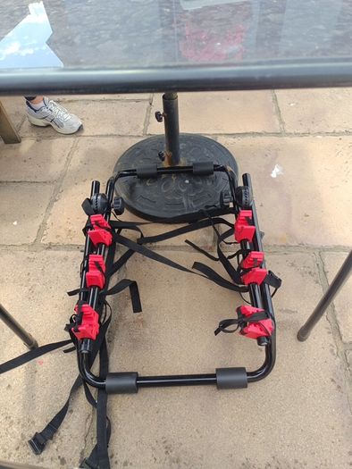 3 bike rear mounted bike rack