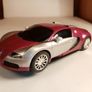 Scalextric Bugatti Veyron Purple Slot Car ( street supercar road ) Image 2
