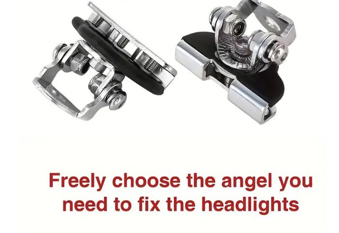 Set of 2 Universal LED Work Light Mounts for Cars And Motorcycles,