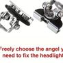 Set of 2 Universal LED Work Light Mounts for Cars And Motorcycles, Image 4