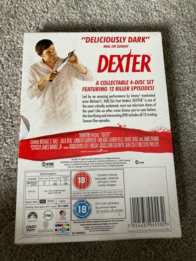 Brand new in wrapping Dexter New Season 1