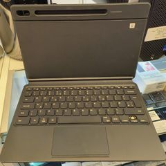 Original Samsung Galaxy Tab S8+ / S7+ / S7+ 5G/ S7 FE/ S7 FE 5G Keyboard Cover, Black (Missing one Key)