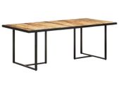 Dining Table 200 cm Rough Mango Wood