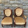 Superb Pair of 19th Century Walnut Armchairs. Image 10