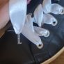 Bugatti Ladies Trainers Black with Embroidered Flowers Size 7 UK EU 40 Image 7