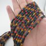Antique African Style MultiColor 4 -5 mm Glass Beads Necklace Strand Image 5