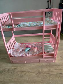 Our Generation Bunk Bed  Dreams and Wheelchair and medical care heals playset