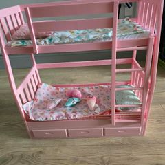 Our Generation Bunk Bed  Dreams and Wheelchair and medical care heals playset