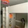 Smastad loft bed, wardrobe, desk and drawers Image 2