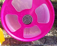Hamster spinning wheel