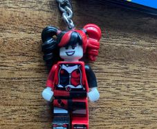 lego keychain Harley Quinn Minifigure brand new
