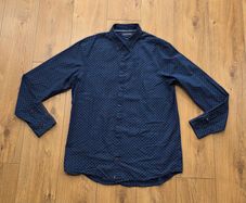 Tommy Hilfiger Real Indigo Button Down Shirt Size XL