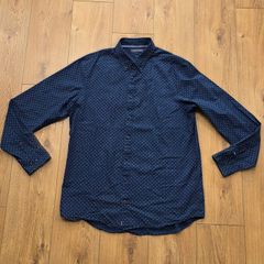 Tommy Hilfiger Real Indigo Button Down Shirt Size XL