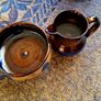 Vintage pitcher and salt bowl Image 3