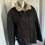 Men's River Island genuine leather winter jacket size L Image 3