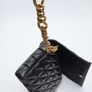 Zara Quilted Shoulder Bag With Chain Image 4