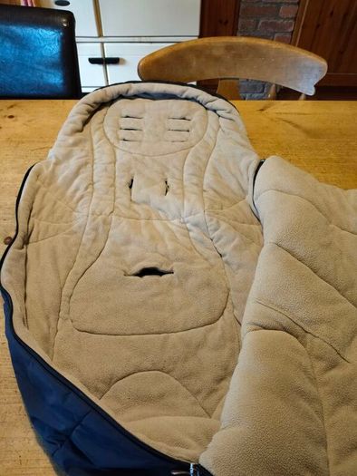 Mamas & Papas black Footmuff,  "Cosy Toes".