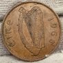 Ireland 1968 1d Penny Mint Error Chickless Penny Image 7