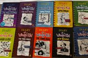 Diary of a wimpy kid books x 10