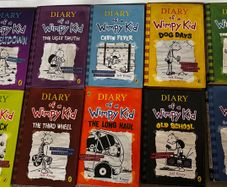 Diary of a wimpy kid books x 10