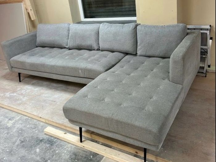 Sofa L Corner Grey