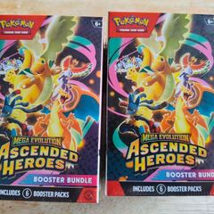 Pokemon Tcg Mega Evolution Ascended Heroes Booster Bundle X2