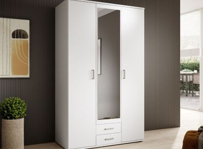 Premium 3-Door Wardrobe with Mirror & Drawers - Stylish & Practical
