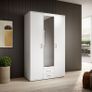Premium 3-Door Wardrobe with Mirror & Drawers - Stylish & Practical Image 4