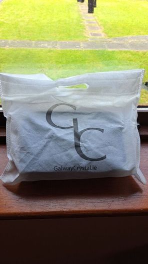 Galway Crystal Black Shoulder/ Wrist Bag
