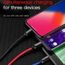 3in1 USB Charger Cable for iPhone 12 8 7 6 11 XR Type C Galaxy S10 S21 Micro USB Image 4