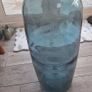 floor glass blue vase Image 5