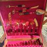 1950s Siam Thailand Brass Embossed Cutlery Set Image 3