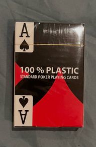 Plastic playing cards
