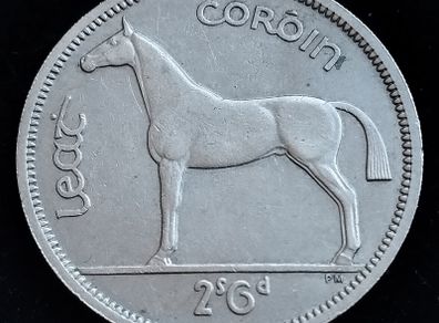 Ireland - 1962 - Half Crown - Horse - KM.16a - [2034]
