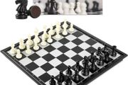 NEW SALE | Chess Set, Folding Chess Board, Magnetic Chess Pieces, Travel Chess Games Toys for Kids Adults, Portable Chess Board Set, Educational Board Games Gifts
