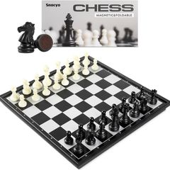 NEW SALE | Chess Set, Folding Chess Board, Magnetic Chess Pieces, Travel Chess Games Toys for Kids Adults, Portable Chess Board Set, Educational Board Games Gifts