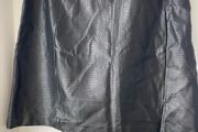 New Look skirt mock croc effect pu leather plus size New