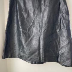 New Look skirt mock croc effect pu leather plus size New