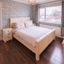 Solid Bed frame and matching chest of drawers Image 2
