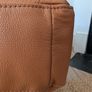 IKEA LANDSKRONA 3 Seater Chaise Sofa Tan Leather Look Image 10