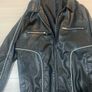 Vintage black leather jacket Image 2
