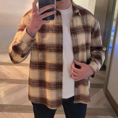 Men's checked shirt