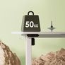 Standing Desk, 80cm Small Height Adjustable Desk with 3 Memory Heights Image 4