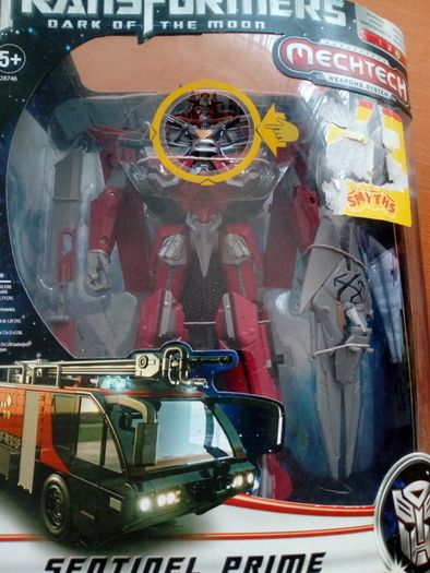 Transformers DOTM Sentinel Prime