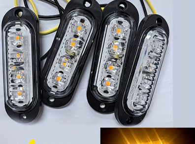 4pcs Truck Car LED Light Bar 12-24V